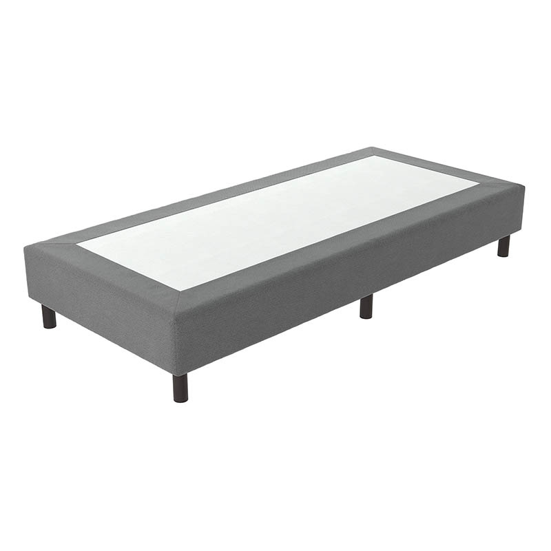 Verende Hotelboxspring zonder Matras Antraciet 70x200 cm Bonellvering Inclusief Topper Dekbed-Discou