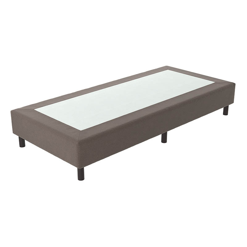 Verende Hotelboxspring zonder Matras Zwart & Wit & Bruin & Grijs 70x200 cm Bonellvering Inclusief To