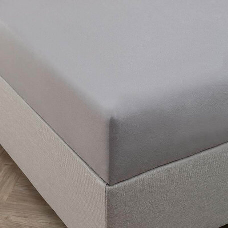 Hoeslaken - Bamboe Stretch - Licht Grijs
