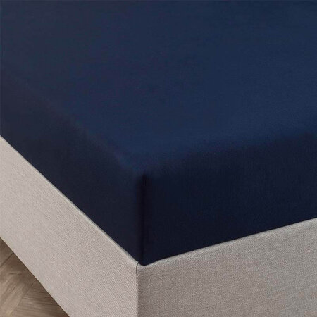 Hoeslaken - Bamboe Stretch - Navy