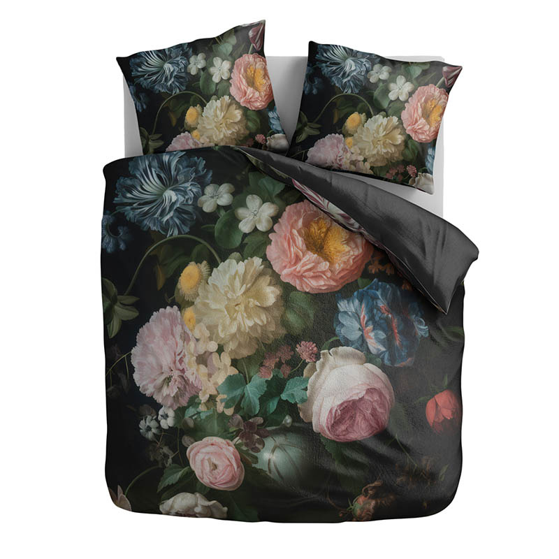 Dekbedovertrek Floral Repose Dekbedovertrek Lits-Jumeaux (240x220 cm) Meerkleurig Katoen-satijn Dess