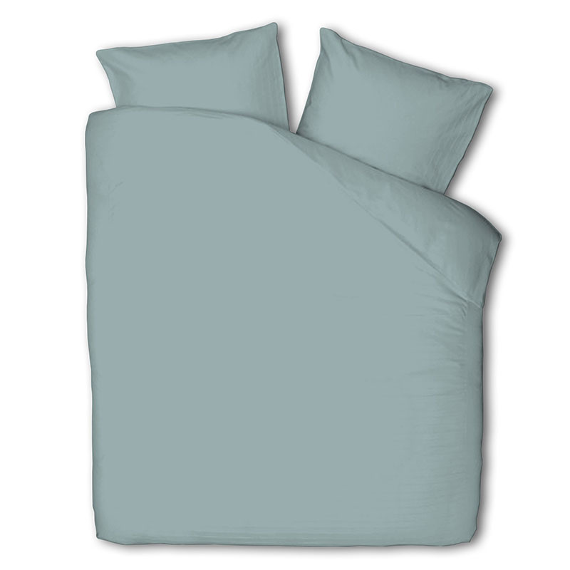 Dekbedovertrek Luna Uni Lits-Jumeaux (240x220 cm) Groen Microvezel Dessin: Effen Luna Bedding Dekbed