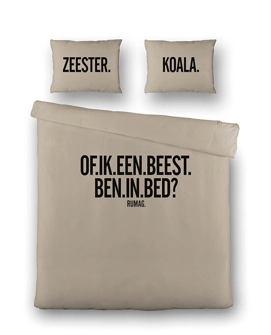 RUMAG - Beest in Bed Dekbedovertrek