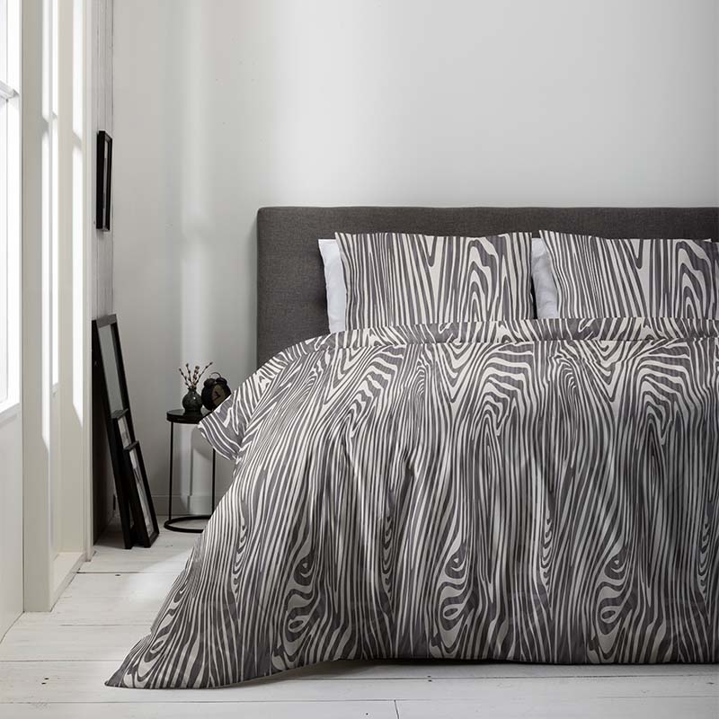 Dekbedovertrek Wild Zebra Dekbedovertrek - Lits-Jumeaux (240x220 cm) - Zwart & Wit Katoen - Dessin: Patroon, Dieren - Luna Bedding -