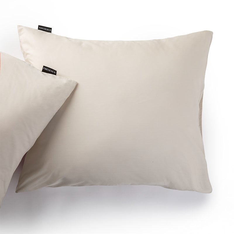 Kussenslopen Percale Katoen - Taupe - - Dekbed-Discounter.nl