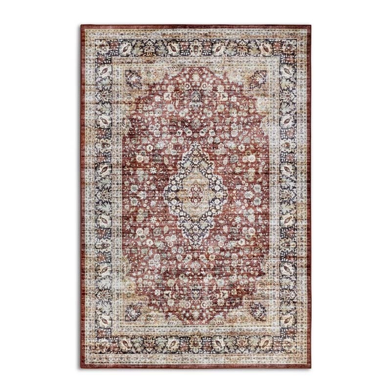 Vintage Vloerkleed Aurora - Rood - Dekbed-Discounter.nl