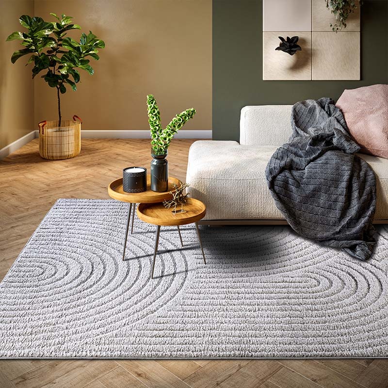 Vloerkleed Elle Decoration New York - Lichtgrijs - Dekbed-Discounter.nl