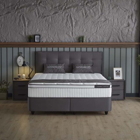 Boxspring met opbergruimte Modebedd