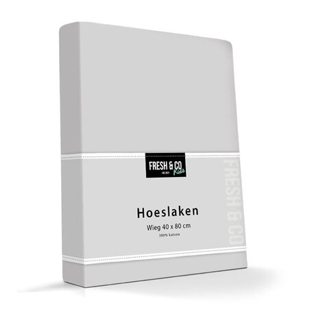 Kinder Hoeslaken - Stretch - Grijs