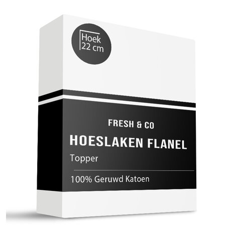Topper Hoeslaken - Flanel