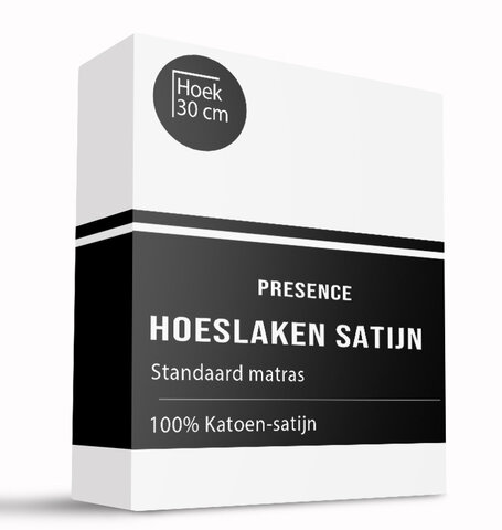 Hoeslaken - Satijn - Wit