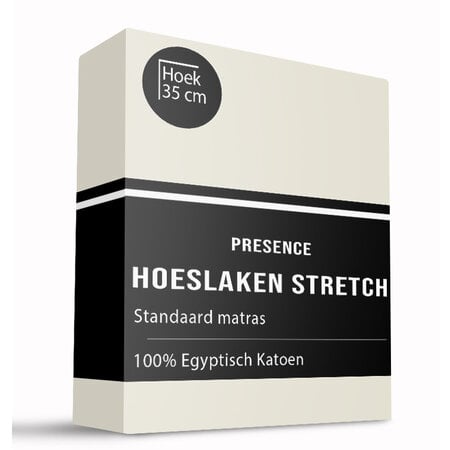 Hoeslaken - Egyptisch Katoen Stretch - Creme