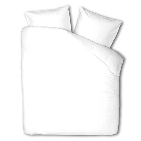 Dekbedovertrek Percale-Katoen - Plain - Wit