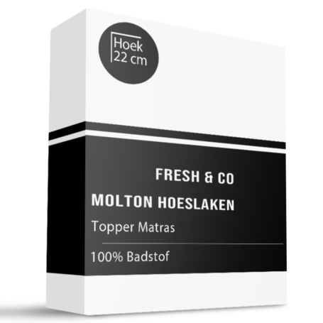 Molton Hoeslaken Badstof Waterdicht - Topper