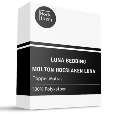 Molton Hoeslaken Luna - Topper - 2-PACK