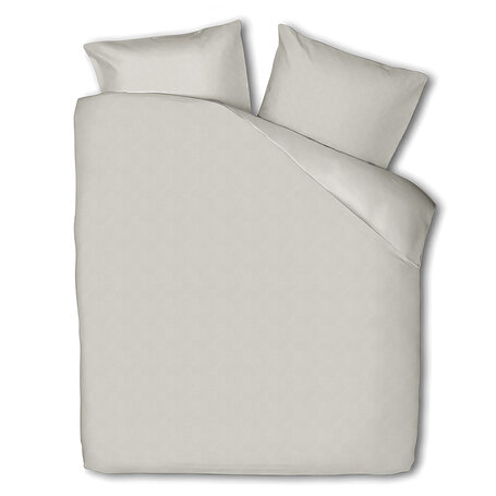  Dekbedovertrek Embossed Squares - Wit