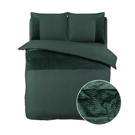 Dekbedovertrek Velvet Band - Groen 