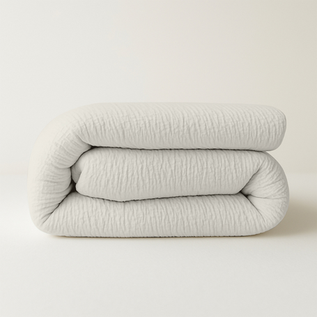 Easy Dekbed & Dekbedovertrek in 1 - Mousseline - Off White