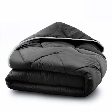 Easy Dekbed - Luxe Dekbed en Overtrek in één!  - Zwart