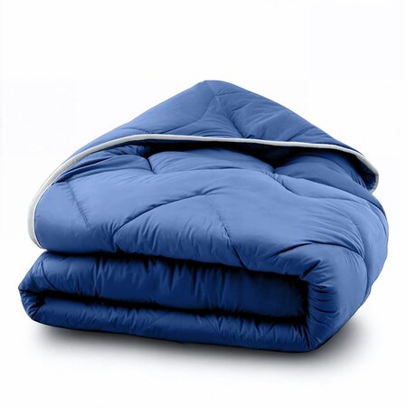 Easy Dekbed - Luxe Dekbed en Overtrek in één!  - Navy