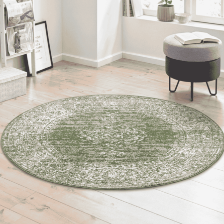 Vloerkleed Méridional Rond - Groen