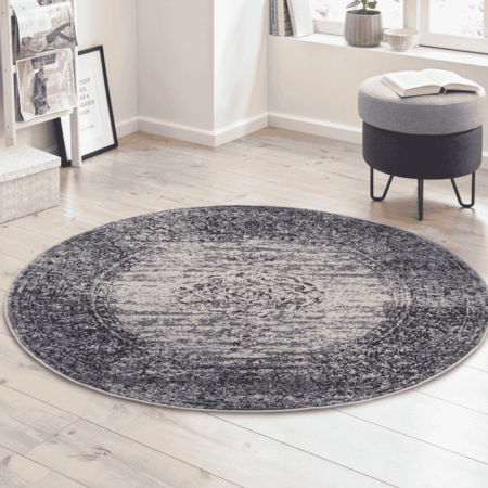 Vloerkleed Méridional Rond - Antraciet