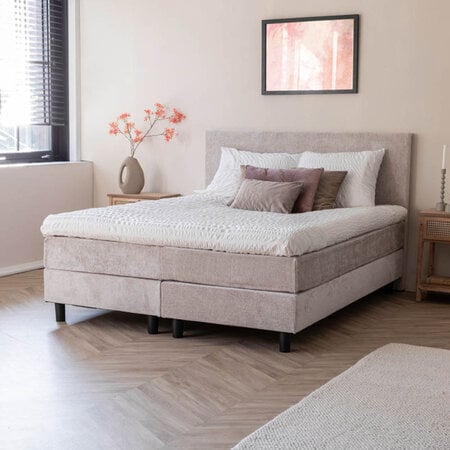 LEEGVERKOOP Boxspring Julia Teddy - Beige