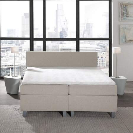 LEEGVERKOOP Boxspring Julia Royal Comfort - Beige 180x220 cm