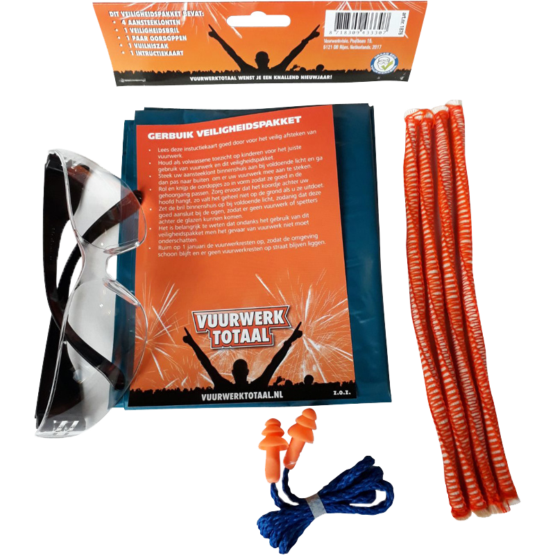 Vuurwerk veiligheidspakket