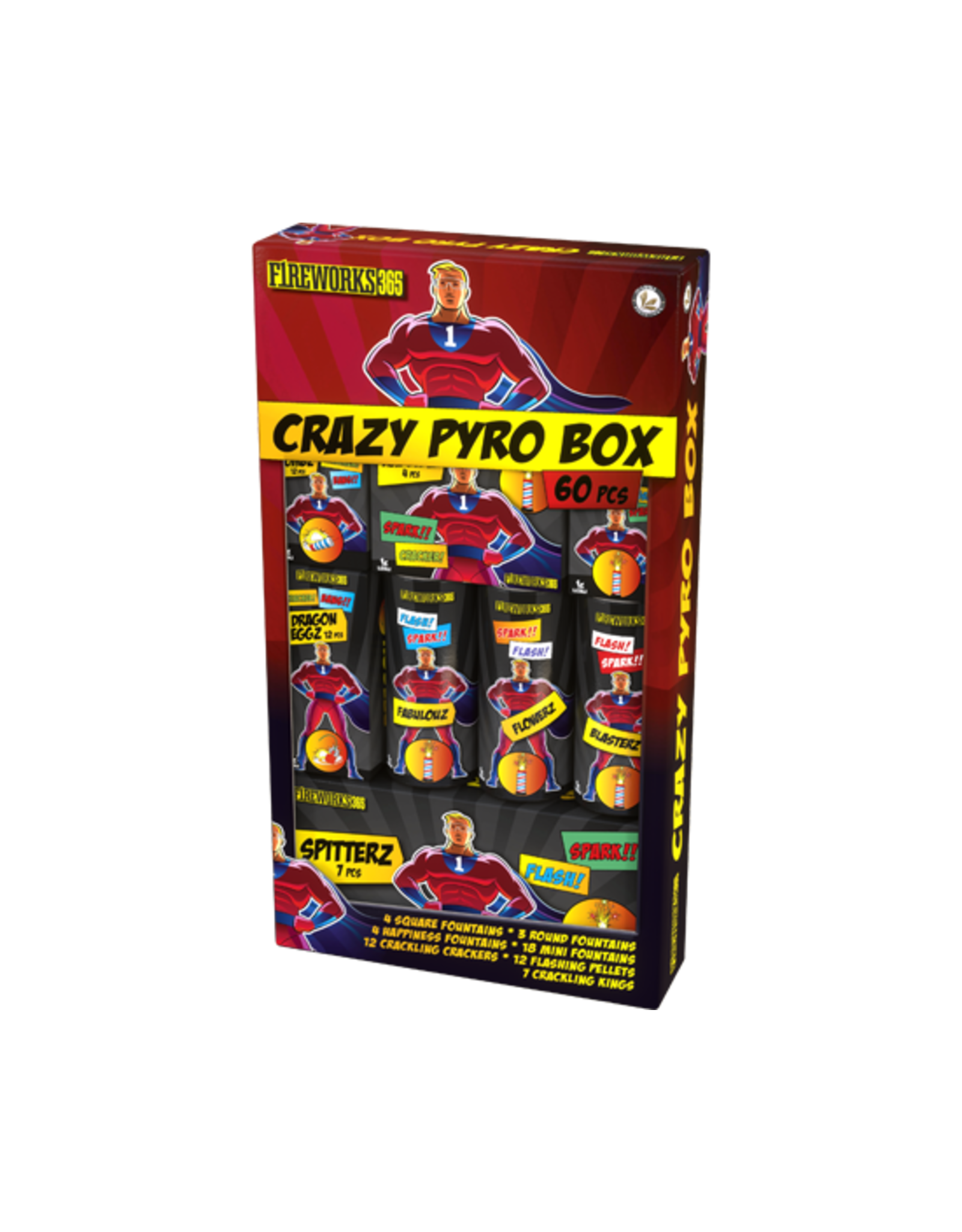Lesli Vuurwerk Crazy Pyro Box