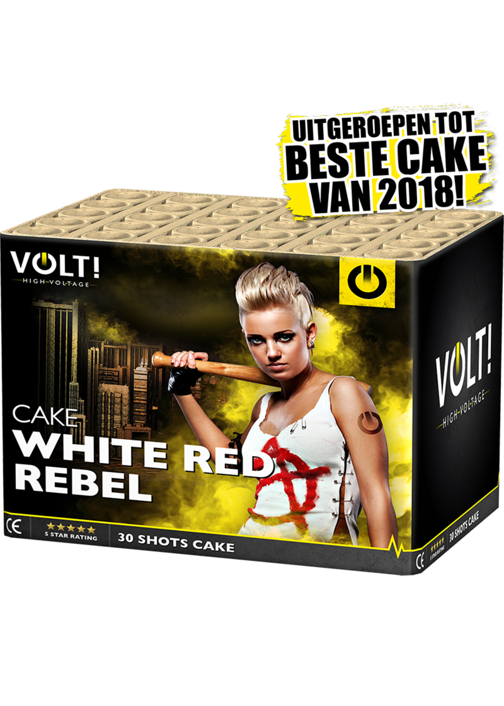 Volt!  White Red Rebel 30 schots