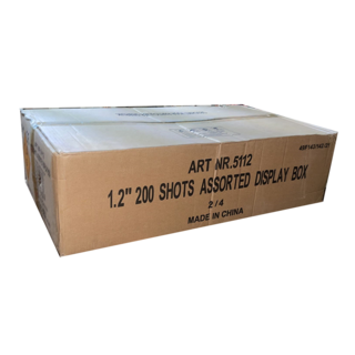 1,2" 200 Shots Assorted Display Box