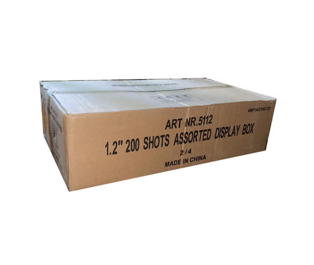 1,2" 200 Shots Assorted Display Box