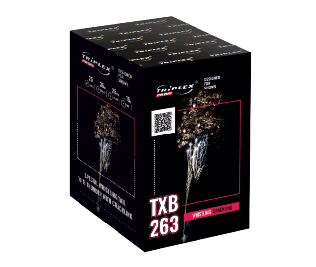 TXB263 Whistling Crackling 25 schüsse
