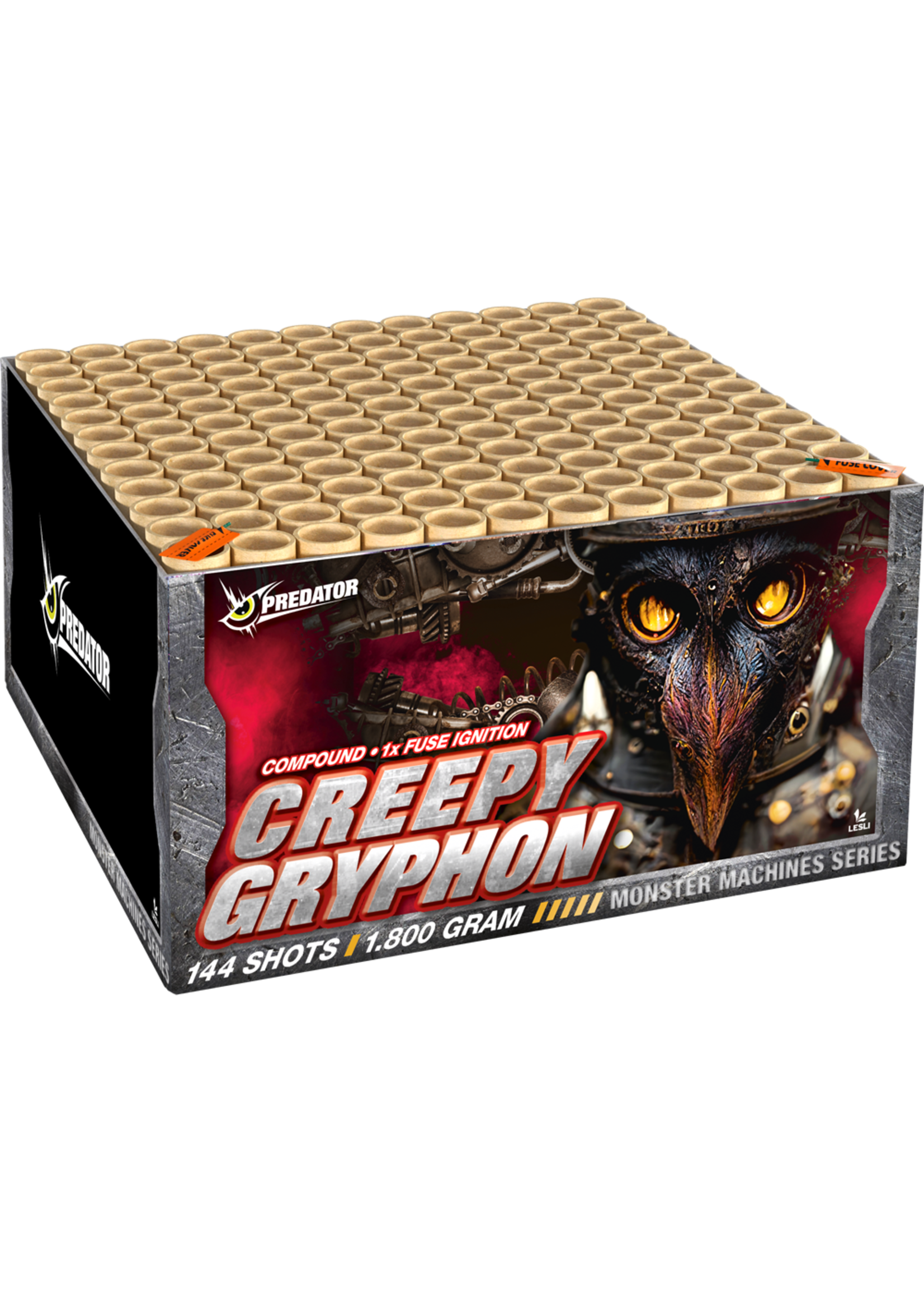 Lesli Vuurwerk Creepy Gryphon 144 shots