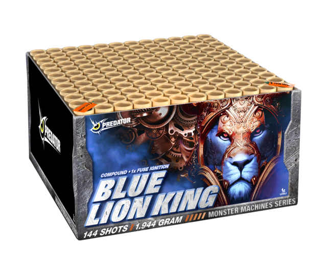 Blue Lion King 144 Schüsse