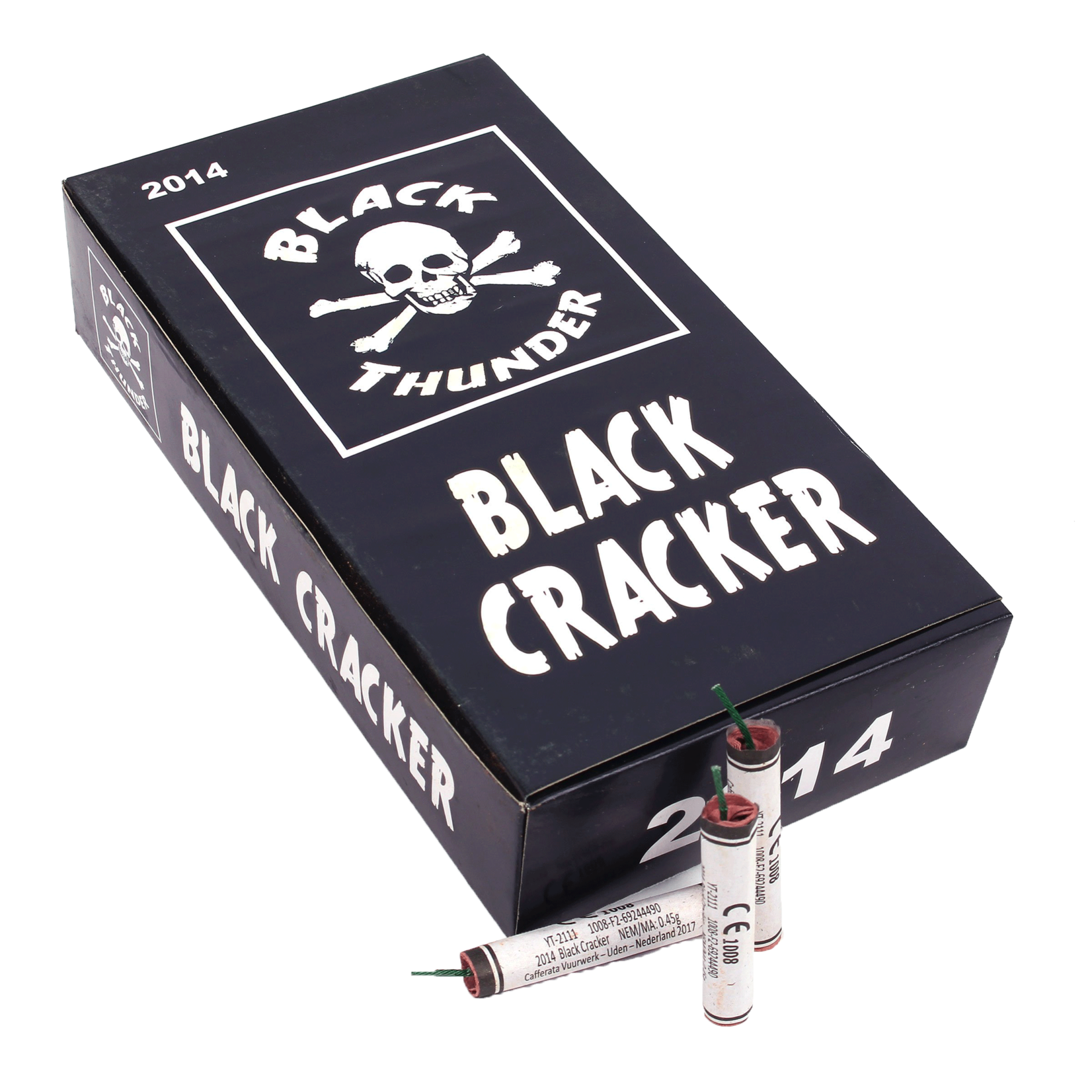 Cafferata Vuurwerk Black Cracker 200 stuks