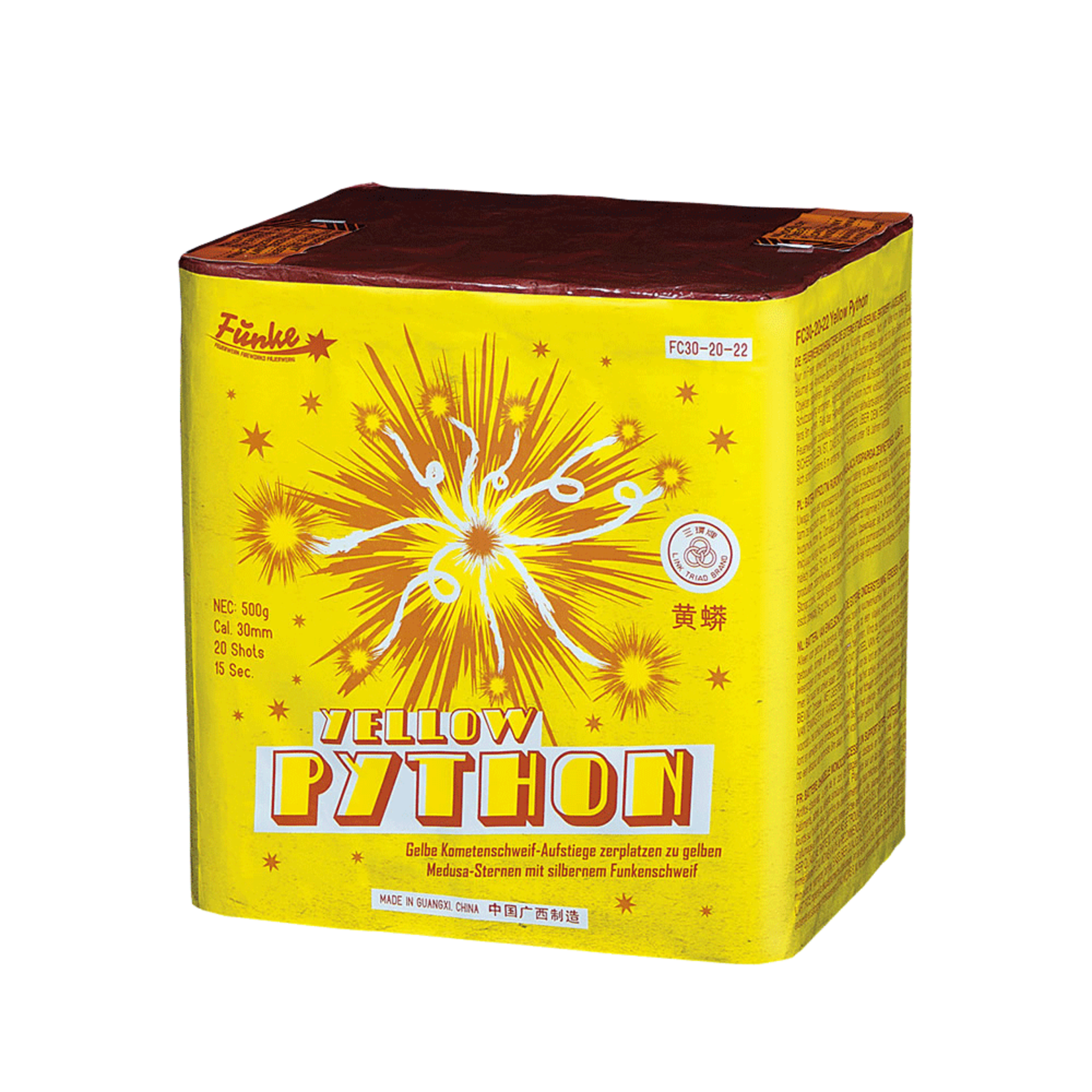 Funke Fireworks Yellow Python