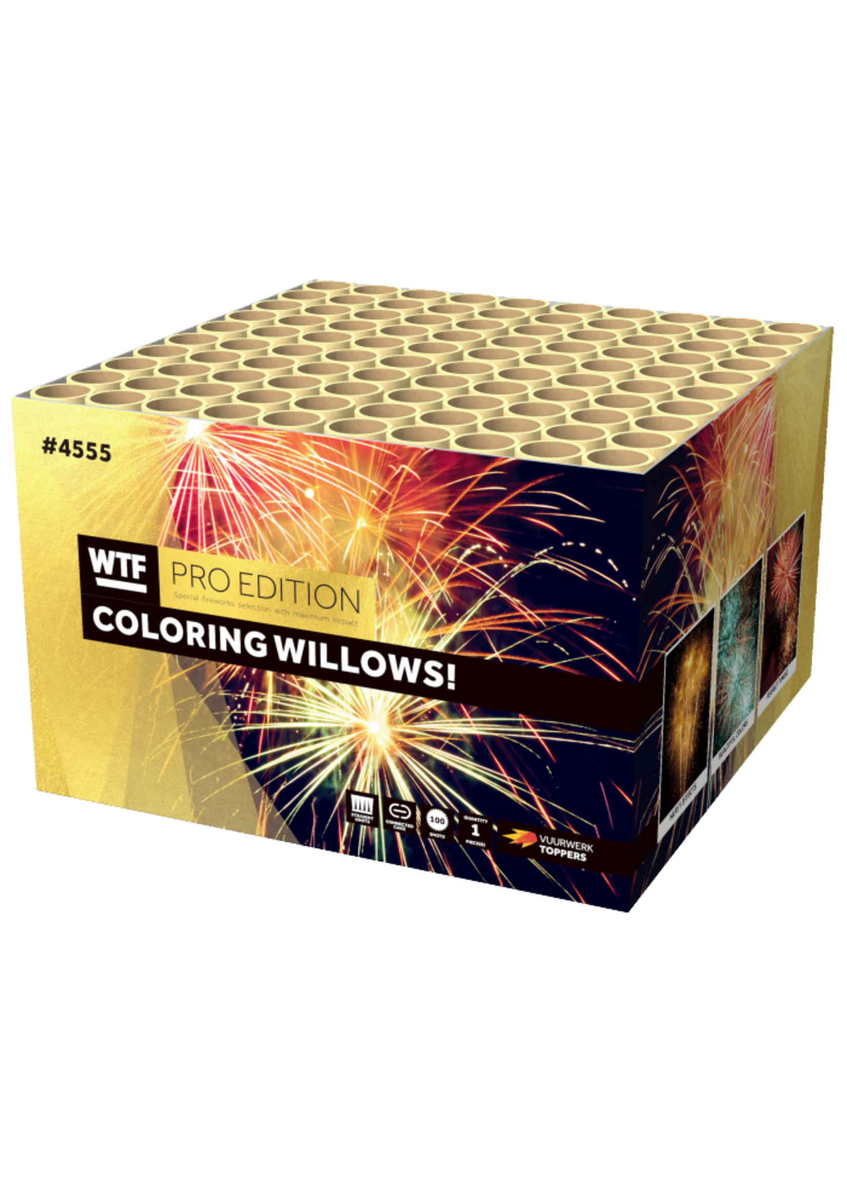 WTF Pro Edition Vuurwerk Coloring Willows! 100 shots