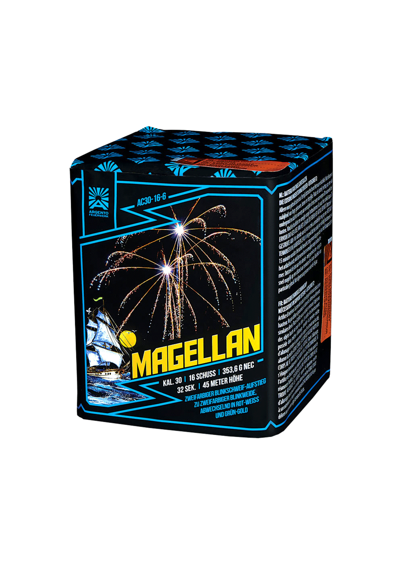 Argento Vuurwerk Magellan 16 shots