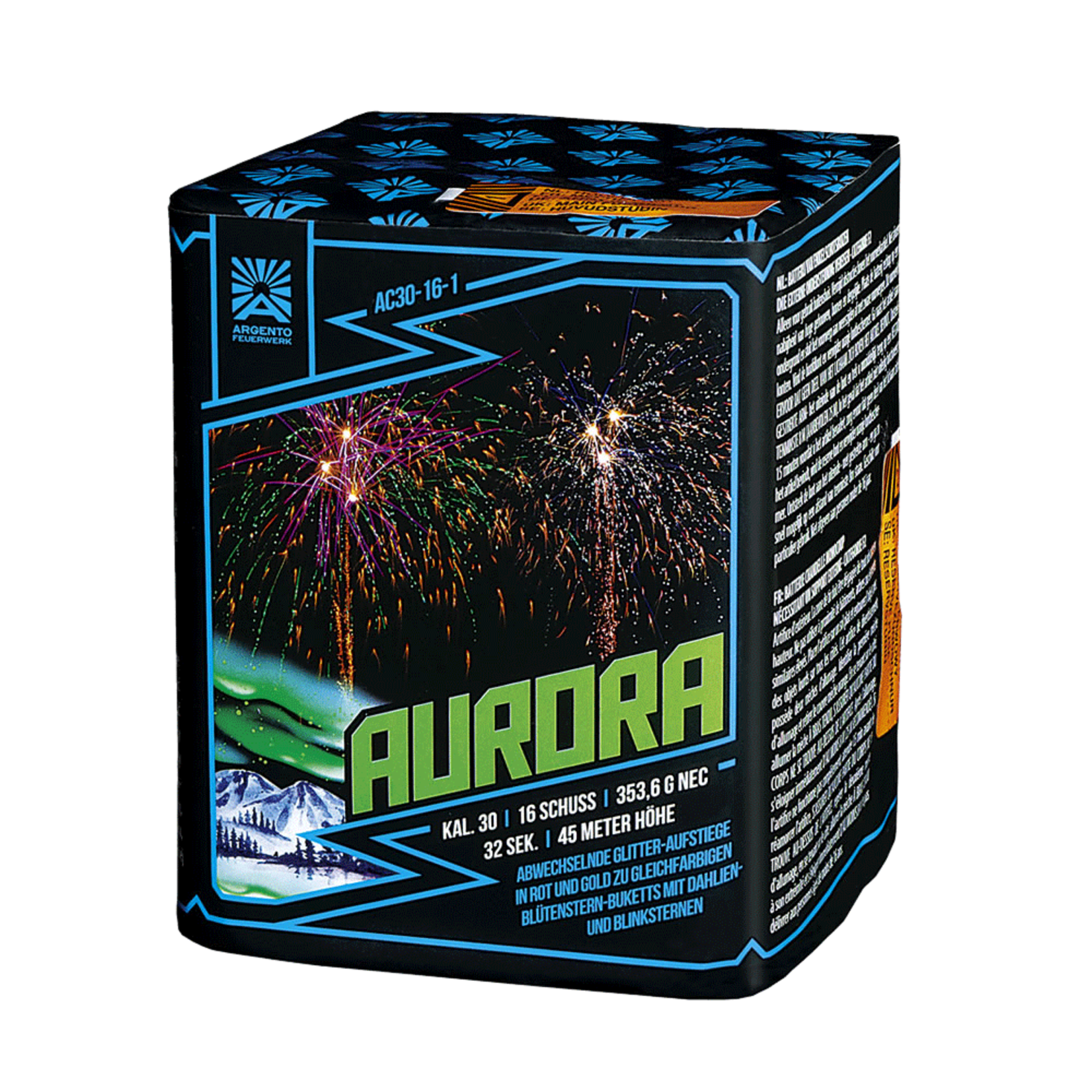Argento Vuurwerk Aurora 16 shots