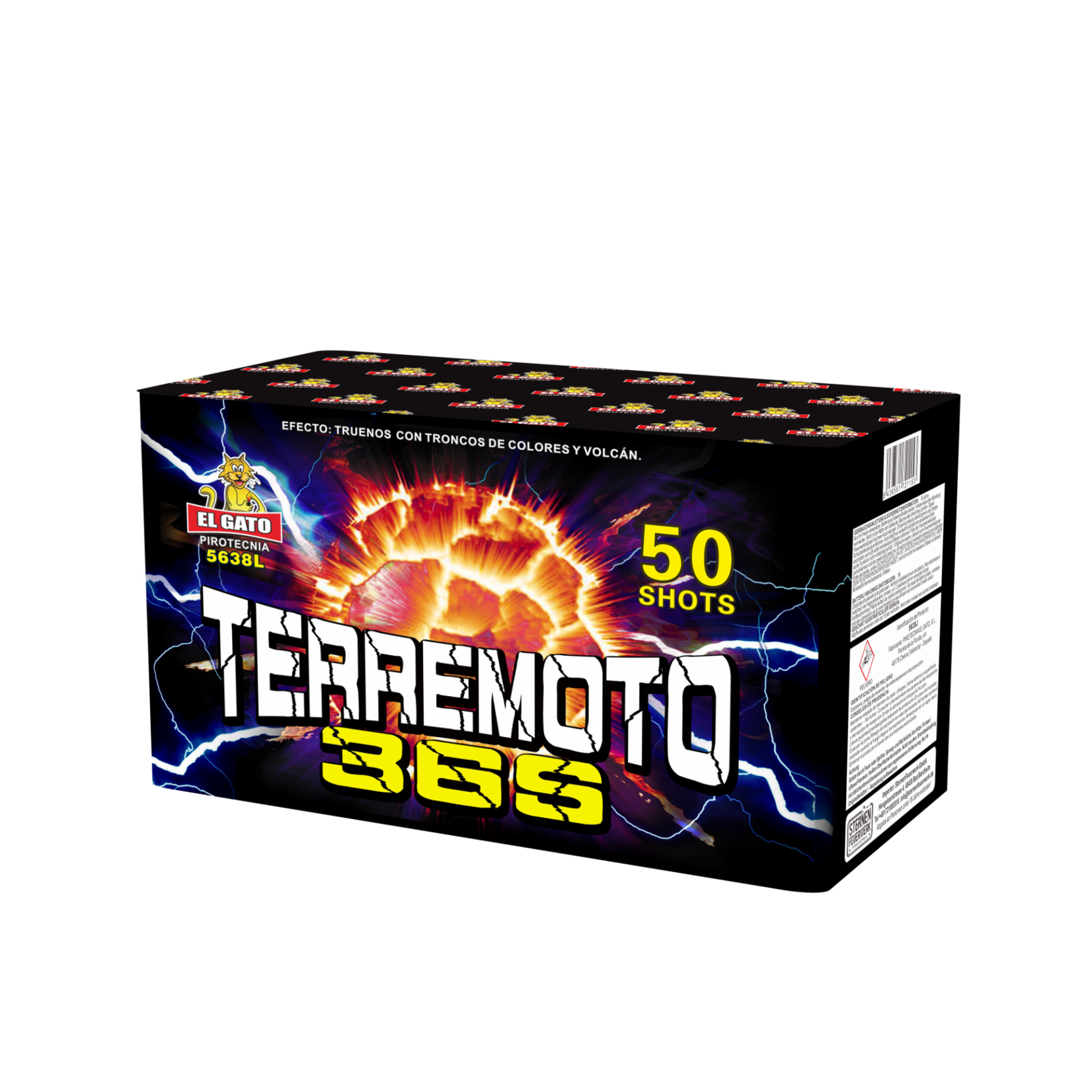 El Gato Vuurwerk Terremoto 36S (batch 25)