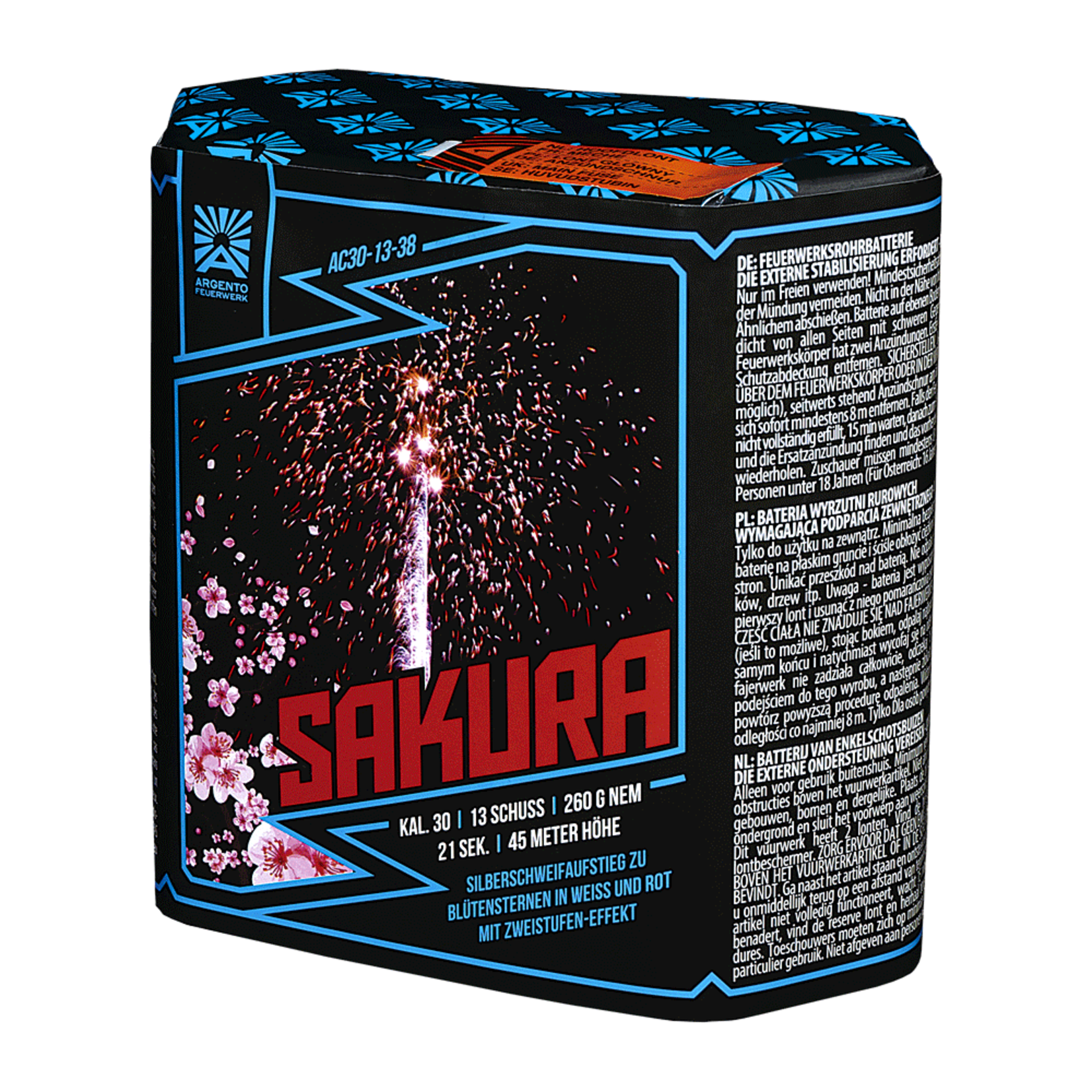 Argento Vuurwerk Sakura 13 shots