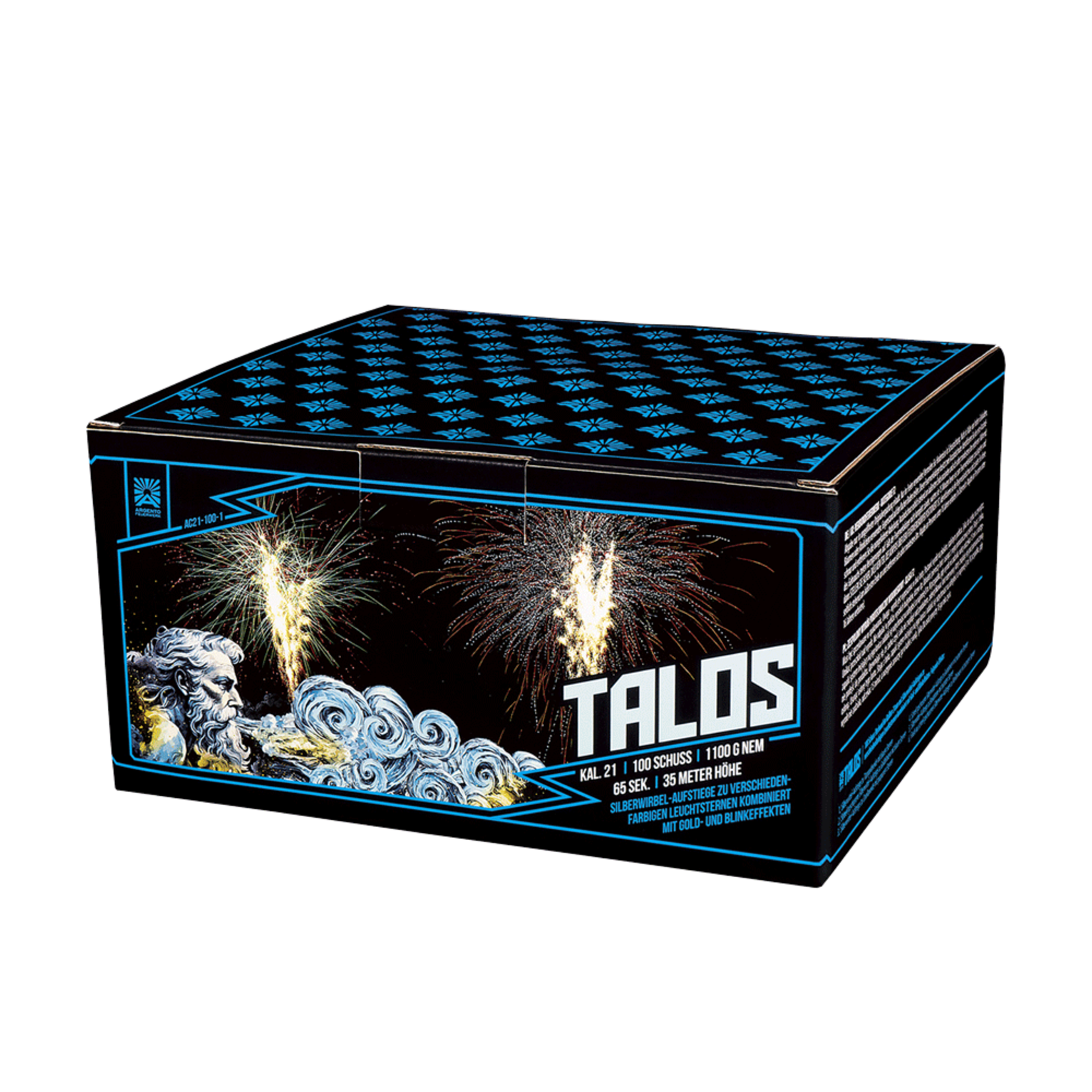 Argento Vuurwerk Talos 100 Shots