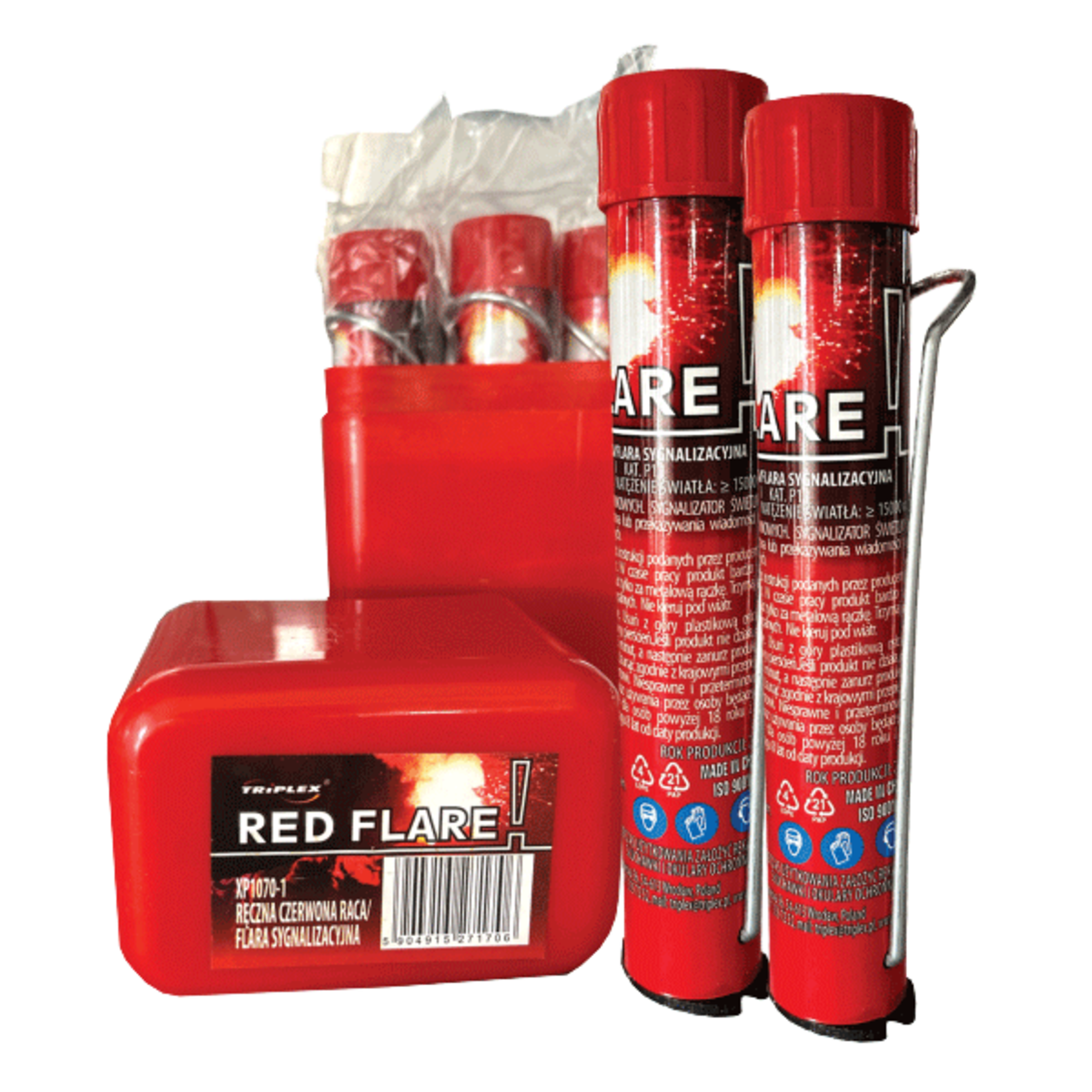 Triplex Fireworks Manual Torch Red  1st. P1
