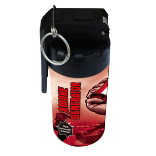 Smoke Red Can 15CM P1