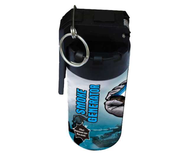 Smoke Blue Can 15CM P1