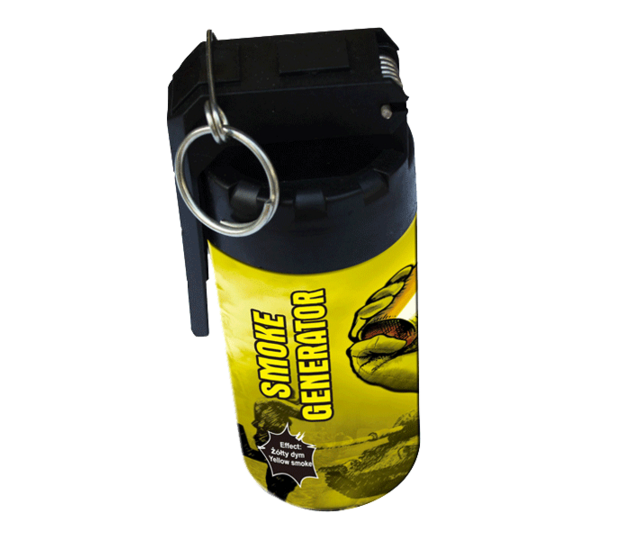 Smoke Yellow Can 15CM P1