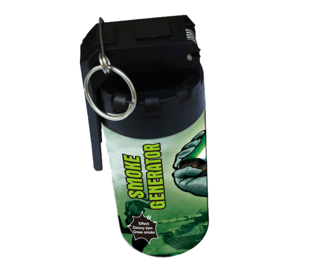 Smoke Green Can 15CM P1