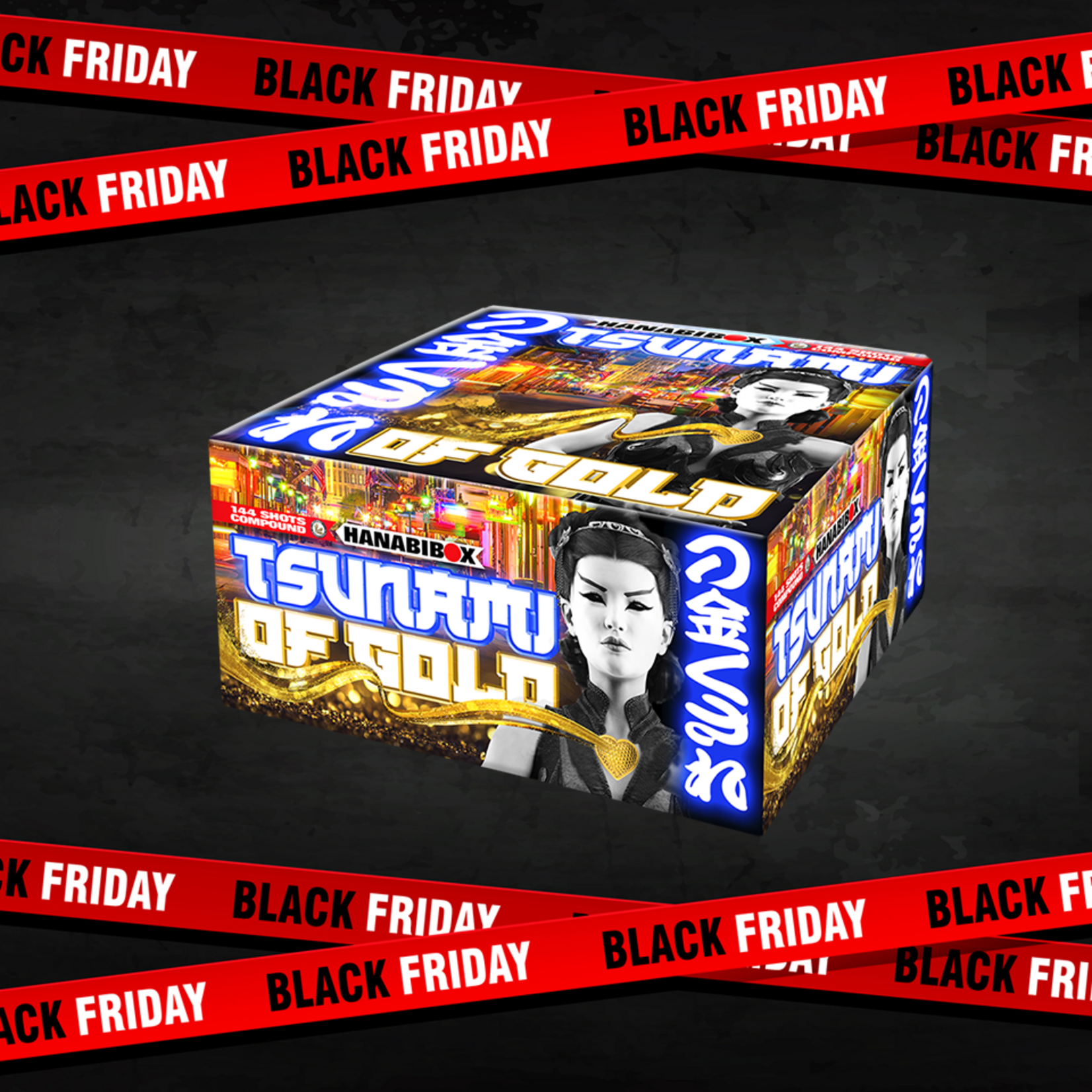 Lesli Vuurwerk Tsunami Of Gold 144 shots